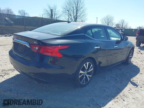 2017 Nissan Maxima SV with VIN 1N4AA6AP1HC437294, listed as a IAAI auction lot 41761296 with 1 mi miles. Bid and sale history available at carsss.com. Image 4.