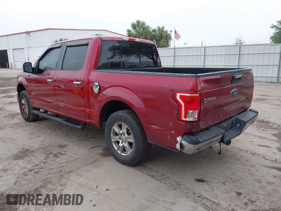 2015 Ford F-150 XL with VIN 1FTEW1CP7FFC87507, listed as a IAAI auction lot 41913485 with 150,960 mi miles. Bid and sale history available at carsss.com. Image 3.