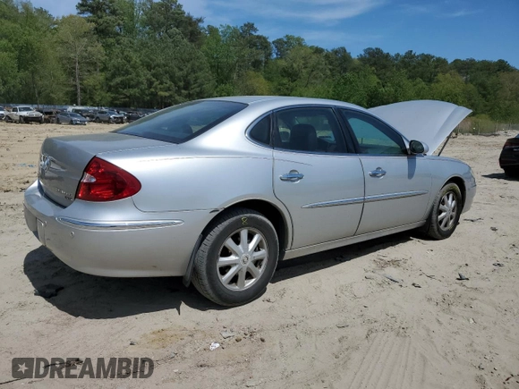 2005 Buick LaCrosse CXL z VIN 2G4WD562551274550, wystawiony jako Copart lot #55207475 z przebiegiem 65 364 mil mil oraz Szkody całkowita. Historia ofert i sprzedaży dostępna na DreamBid. Obrazek 3.