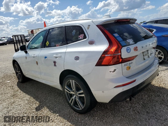 2019 Volvo XC60 Momentum with VIN YV4A22RK5K1383510, listed as a Copart auction lot 77253384 with Not provided miles and Salvage title. Bid and sale history available at DreamBid. Image 2.