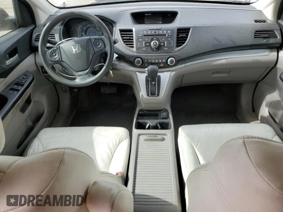 2013 Honda CR-V LX with VIN 2HKRM4H34DH631327, listed as a Copart auction lot 49496075 with 244,165 mi miles and Salvage Title. Bid and sale history available at DreamBid. Image 8.
