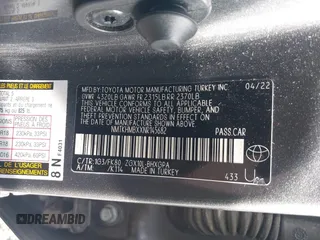 2022 Toyota C-HR XLE z VIN NMTKHMBXXNR145682, wystawiony jako IAAI lot #42104874 z przebiegiem 88 141 mil mil oraz . Historia ofert i sprzedaży dostępna na DreamBid. Obrazek 9.