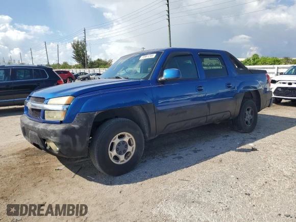 2003 Chevrolet Avalanche with VIN 3GNEC13T73G172929, listed as a Copart auction lot 70961244 with 190,148 mi miles and Salvage Title. Bid and sale history available at carsss.com. Image 1.