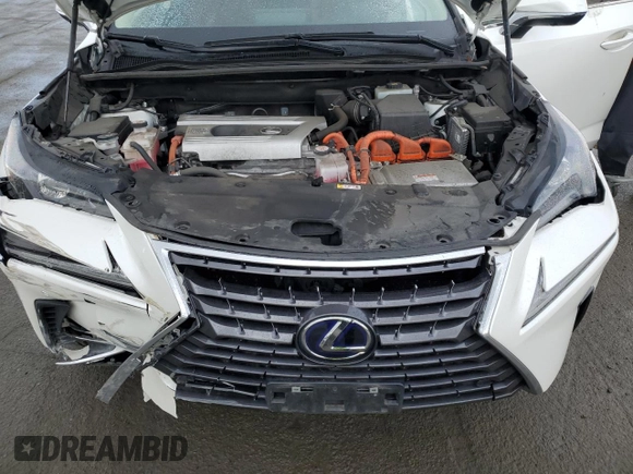 2021 Lexus NX with VIN JTJGJRDZ9M2166856, listed as a Copart auction lot 44993055 with 83,674 mi miles and Salvage Title. Bid and sale history available at carsss.com. Image 12.