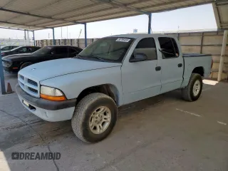 2001 Dodge Dakota Sport z VIN 1B7GG2AN61S143377, wystawiony jako Copart lot #58766455 z przebiegiem 239 587 mil mil oraz Czysty tytuł • Clean title. Historia ofert i sprzedaży dostępna na DreamBid. Obrazek 1.
