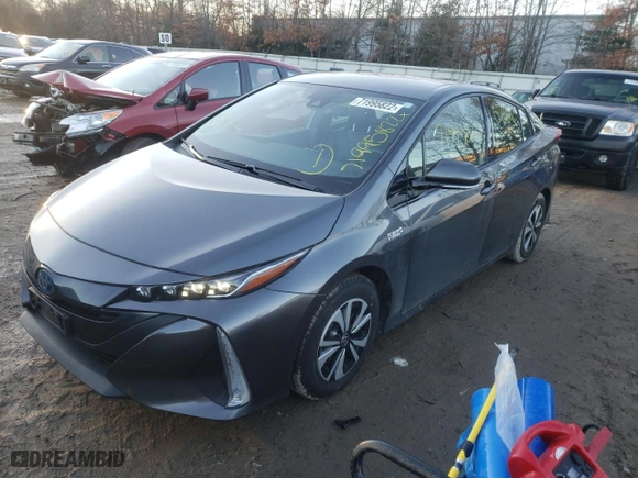 2018 Toyota Prius Prime Plus with VIN JTDKARFP6J3098689, listed as a Copart auction lot 71995822 with 67,946 mi miles. Bid and sale history available at carsss.com. Image 1.