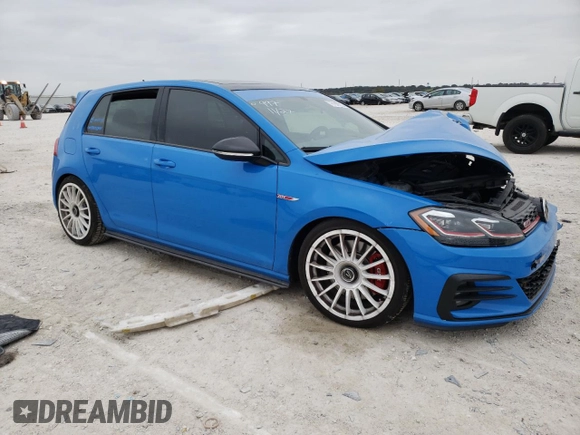 2021 Volkswagen Golf GTI S with VIN 3VW6T7AUXMM007176, listed as a Copart auction lot 78193703 with 20,073 mi miles. Bid and sale history available at carsss.com. Image 4.