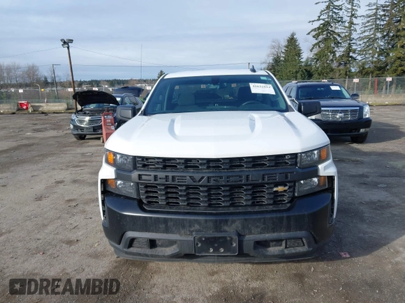 2021 Chevrolet Silverado 1500 Work Truck with VIN 3GCNWAEKXMG273176, listed as a IAAI auction lot 41632014 with 99,075 mi miles. Bid and sale history available at carsss.com. Image 12.