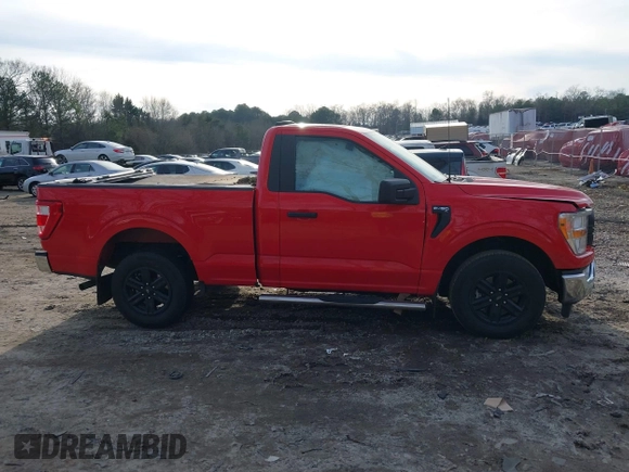 2022 Ford F-150 XL with VIN 1FTMF1CB0NKE05421, listed as a IAAI auction lot 41468165 with 20,265 mi miles. Bid and sale history available at carsss.com. Image 13.