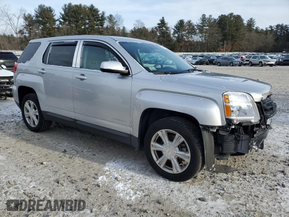 2017 GMC Terrain SLE with VIN 2GKALMEK8H6279332, listed as a Copart auction lot 85909124 with 48,423 mi miles and Salvage Title. Bid and sale history available at carsss.com. Image 4.