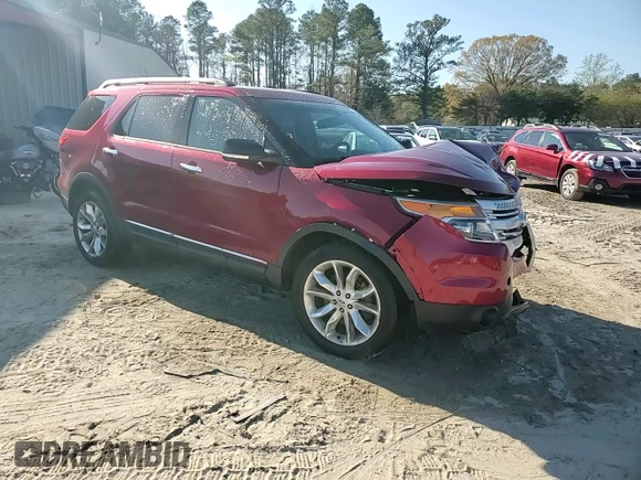 2013 Ford Explorer XLT with VIN 1FM5K8D88DGB36447, listed as a Copart auction lot 51423435 with 88,042 mi miles and Salvage Title. Bid and sale history available at DreamBid. Image 14.