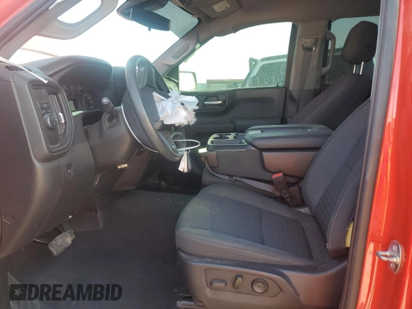 2022 Chevrolet Silverado 1500 Custom with VIN 3GCPABEKXNG597100, listed as a Copart auction lot 43146645 with 28,763 mi miles and Salvage Title. Bid and sale history available at DreamBid. Image 7.
