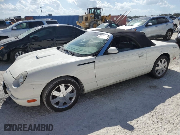 2002 Ford Thunderbird Hardtop Premium with VIN 1FAHP60A22Y124596, listed as a Copart auction lot 79107984 with Not Provided miles and Salvage Title. Bid and sale history available at DreamBid. Image 1.