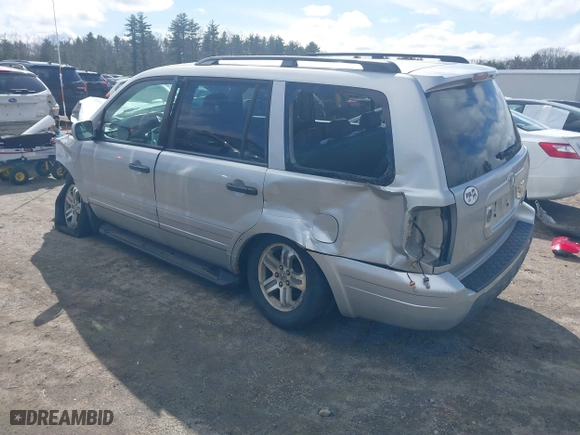 2003 Honda Pilot EX with VIN 2HKYF18553H553516, listed as a IAAI auction lot 41837203 with 287,502 mi miles. Bid and sale history available at carsss.com. Image 3.
