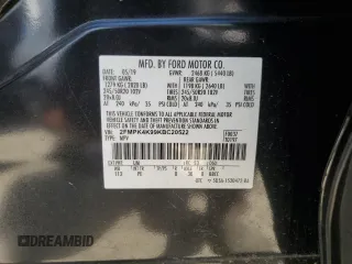 2019 Ford Edge Titanium with VIN 2FMPK4K99KBC20522, listed as a Copart auction lot 61953775 with 61,607 mi miles and Salvage title. Bid and sale history available at DreamBid. Image 13.