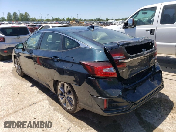 2018 Honda Clarity Plug-In Hybrid with VIN JHMZC5F13JC017742, listed as a Copart auction lot 57843394 with 74,956 mi miles and Salvage Title. Bid and sale history available at carsss.com. Image 2.
