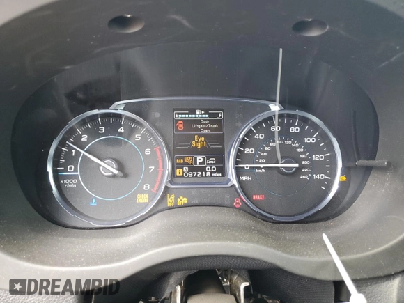 2017 Subaru Forester Touring with VIN JF2SJAWC7HH487015, listed as a Copart auction lot 59976615 with 97,218 mi miles and Salvage title. Bid and sale history available at DreamBid. Image 9.