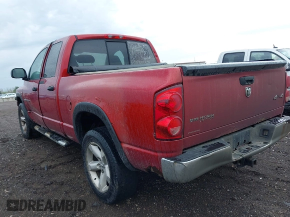 2007 Dodge 1500 SLT with VIN 1D7HU18217S189166, listed as a IAAI auction lot 42168002 with 264,304 mi miles. Bid and sale history available at carsss.com. Image 3.