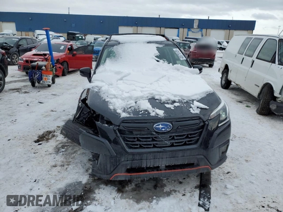 2022 Subaru Forester Sport with VIN JF2SKAJC8NH476833, listed as a Copart auction lot 45579105 with 20,937 mi miles and Clean Title. Bid and sale history available at carsss.com. Image 5.