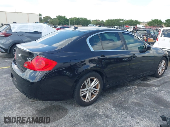2013 Infiniti G37 Sedan Journey with VIN JN1CV6AP9DM711338, listed as a IAAI auction lot 42113221 with 153,049 mi miles. Bid and sale history available at carsss.com. Image 4.