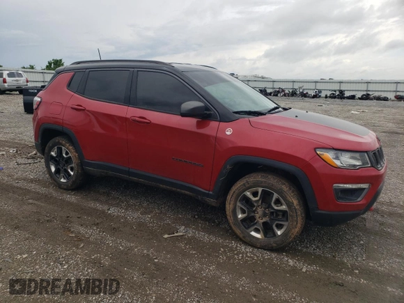 2018 Jeep Compass Trailhawk с VIN 3C4NJDDB3JT343265, выставлен на аукционе Copart как лот 55238275 с пробегом 111 691 миль миль и Списание • Salvage title. История ставок и продаж доступна на DreamBid. Изображение 4.