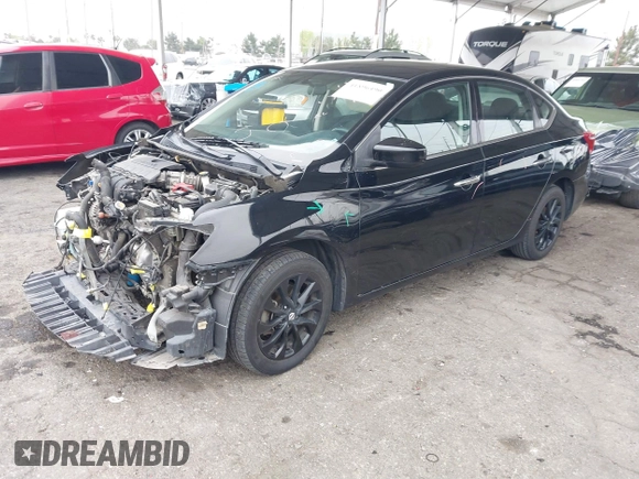 2018 Nissan Sentra S with VIN 3N1AB7AP2JY249669, listed as a IAAI auction lot 41896490 with 136,258 mi miles. Bid and sale history available at carsss.com. Image 18.