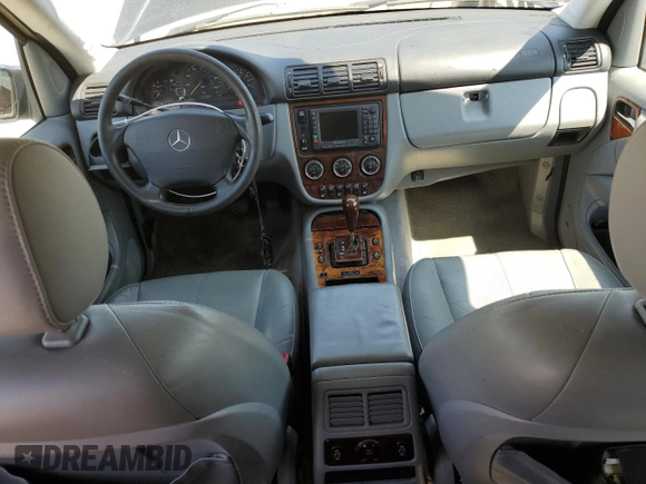 2002 Mercedes-Benz M-Class with VIN 4JGAB75E22A303060, listed as a Copart auction lot 63610284 with 192,968 mi miles and Salvage Title. Bid and sale history available at carsss.com. Image 8.