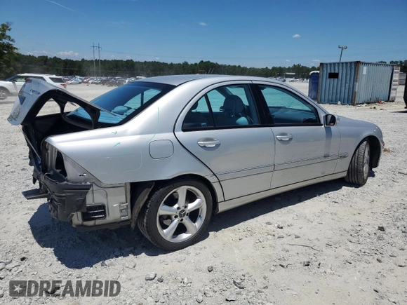 2004 Mercedes-Benz C 230 Kompressor with VIN WDBRF40J14A646877, listed as a Copart auction lot 64629375 with 62,521 mi miles and Salvage title. Bid and sale history available at DreamBid. Image 3.