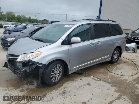 2018 Toyota Sienna XLE Auto Access Seat with VIN 5TDYZ3DC1JS920846, listed as a Copart auction lot 54431585 with 73,182 mi miles and Salvage Title. Bid and sale history available at DreamBid. Image 1.