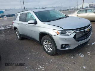 2020 Chevrolet Traverse LT Cloth with VIN 1GNERGKWXLJ215493, listed as a IAAI auction lot 41284823 with 40,679 mi miles and . Bid and sale history available at DreamBid. Image 1.