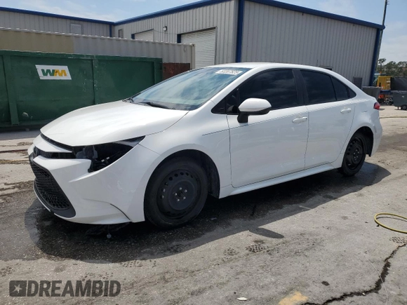 2022 Toyota Corolla LE with VIN 5YFEPMAE7NP284050, listed as a Copart auction lot 52207525 with 39,153 mi miles and Salvage Title. Bid and sale history available at carsss.com. Image 1.