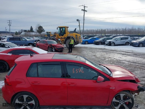 2017 Volkswagen Golf GTI S with VIN 3VW447AU4HM077220, listed as a IAAI auction lot 41305396 with NaN miles. Bid and sale history available at carsss.com. Image 13.