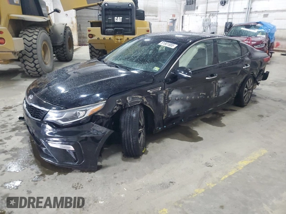 2019 Kia Optima EX with VIN 5XXGU4L11KG344615, listed as a Copart auction lot 51901885 with 141,453 mi miles and Salvage Title. Bid and sale history available at carsss.com. Image 1.