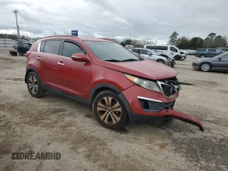 2011 Kia Sportage EX with VIN KNDPC3A29B7117271, listed as a Copart auction lot 48098185 with Not Provided miles and Salvage Title. Bid and sale history available at carsss.com. Image 4.