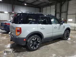 2022 Ford Bronco Sport Outer Banks with VIN 3FMCR9C65NRD25964, listed as a Copart auction lot 47564285 with 22,611 mi miles and Salvage title. Bid and sale history available at DreamBid. Image 3.
