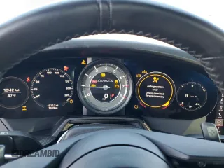 2021 Porsche 911 Turbo S with VIN WP0AD2A94MS258095, listed as a Copart auction lot 43157565 with 1,513 mi miles and Salvage Title. Bid and sale history available at DreamBid. Image 9.