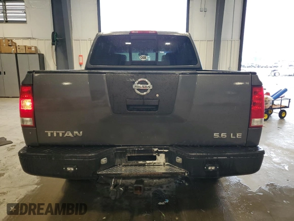 2004 Nissan Titan LE with VIN 1N6AA07B74N507976, listed as a Copart auction lot 56402785 with 181,253 mi miles and Salvage title. Bid and sale history available at DreamBid. Image 6.