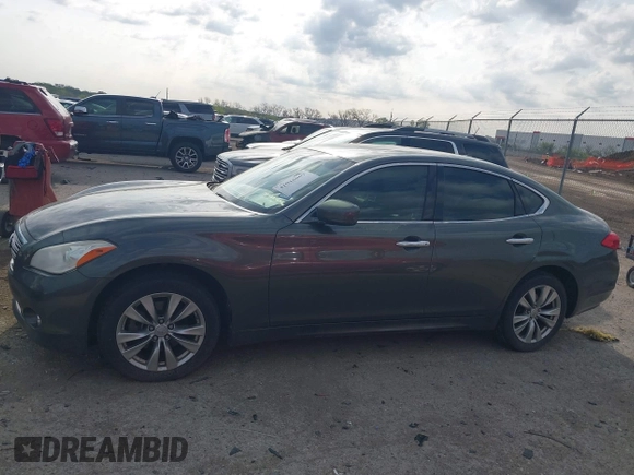 2012 Infiniti M37 with VIN JN1BY1AR2CM391253, listed as a IAAI auction lot 41916069 with 248,141 mi miles. Bid and sale history available at carsss.com. Image 14.