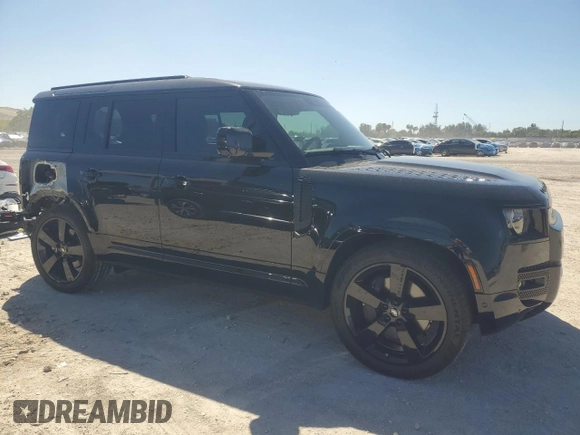 2024 Land Rover Defender X-Dynamic SE with VIN SALE27EU2R2351734, listed as a Copart auction lot 49209105 with 6,087 mi miles and Salvage title. Bid and sale history available at DreamBid. Image 4.