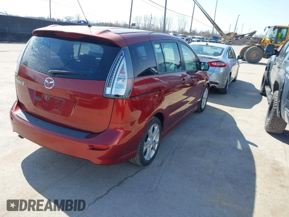 2008 Mazda 5 Sport with VIN JM1CR293480307954, listed as a IAAI auction lot 41775941 with 102,645 mi miles. Bid and sale history available at carsss.com. Image 4.