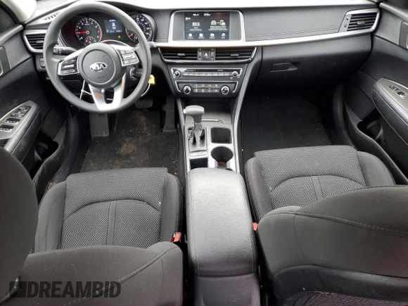 2019 Kia Optima LX with VIN 5XXGT4L3XKG350398, listed as a Copart auction lot 44720695 with 61,361 mi miles and Salvage Title. Bid and sale history available at carsss.com. Image 8.
