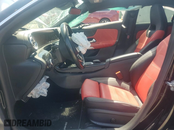 2023 Mercedes-Benz CLA 250 with VIN W1K5J4HB1PN327770, listed as a Copart auction lot 58788115 with 23,291 mi miles and Salvage title. Bid and sale history available at DreamBid. Image 7.