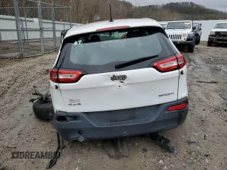 2017 Jeep Cherokee Sport with VIN 1C4PJMAB3HW562194, listed as a Copart auction lot 42498255 with 0 mi miles and Salvage Title. Bid and sale history available at carsss.com. Image 6.