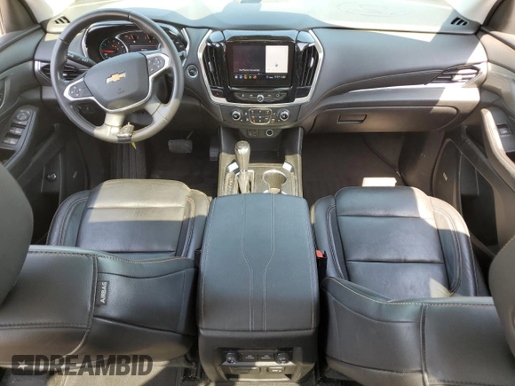 2020 Chevrolet Traverse LT with VIN 1GNERHKW4LJ263593, listed as a Copart auction lot 54364855 with 103,685 mi miles and Salvage title. Bid and sale history available at DreamBid. Image 8.
