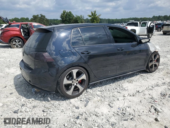 2017 Volkswagen Golf GTI S with VIN 3VW447AU3HM019809, listed as a Copart auction lot 67392194 with Not Provided miles and Salvage Title. Bid and sale history available at carsss.com. Image 3.