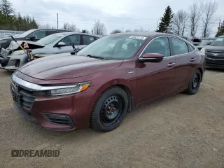2019 Honda Insight Touring with VIN 19XZE4F76KE400076, listed as a Copart auction lot 55021115 with 184,443 mi miles and Clean Title. Bid and sale history available at carsss.com. Image 1.