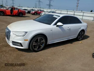 2018 Audi A4 Premium Plus with VIN WAUENAF47JN013787, listed as a Copart auction lot 61101235 with 41,419 mi miles and Salvage title. Bid and sale history available at DreamBid. Image 1.