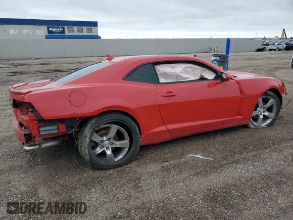 2012 Chevrolet Camaro 1LT z VIN 2G1FB1E35C9130405, wystawiony jako Copart lot #57352075 z przebiegiem Nie podano mil oraz Szkoda całkowita • Salvage title. Historia ofert i sprzedaży dostępna na DreamBid. Obrazek 3.