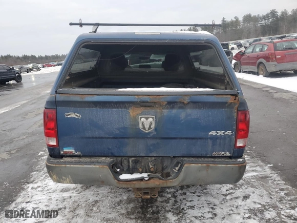 2011 Ram 1500 SLT with VIN 1D7RV1GT5BS707686, listed as a Copart auction lot 88272465 with 153,257 mi miles and Salvage Title. Bid and sale history available at carsss.com. Image 6.