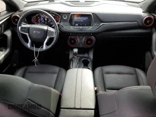 2021 Chevrolet Blazer RS with VIN 3GNKBKRS3MS548714, listed as a Copart auction lot 55111335 with 49,938 mi miles and Salvage title. Bid and sale history available at DreamBid. Image 8.